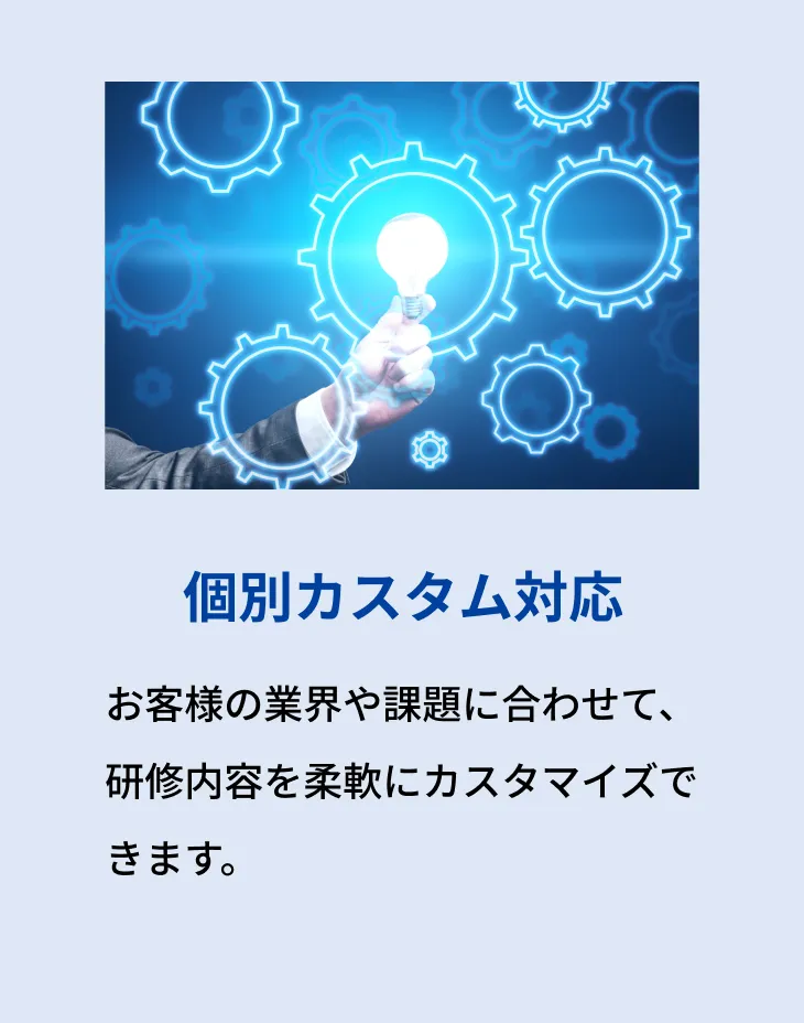個別カスタム対応
